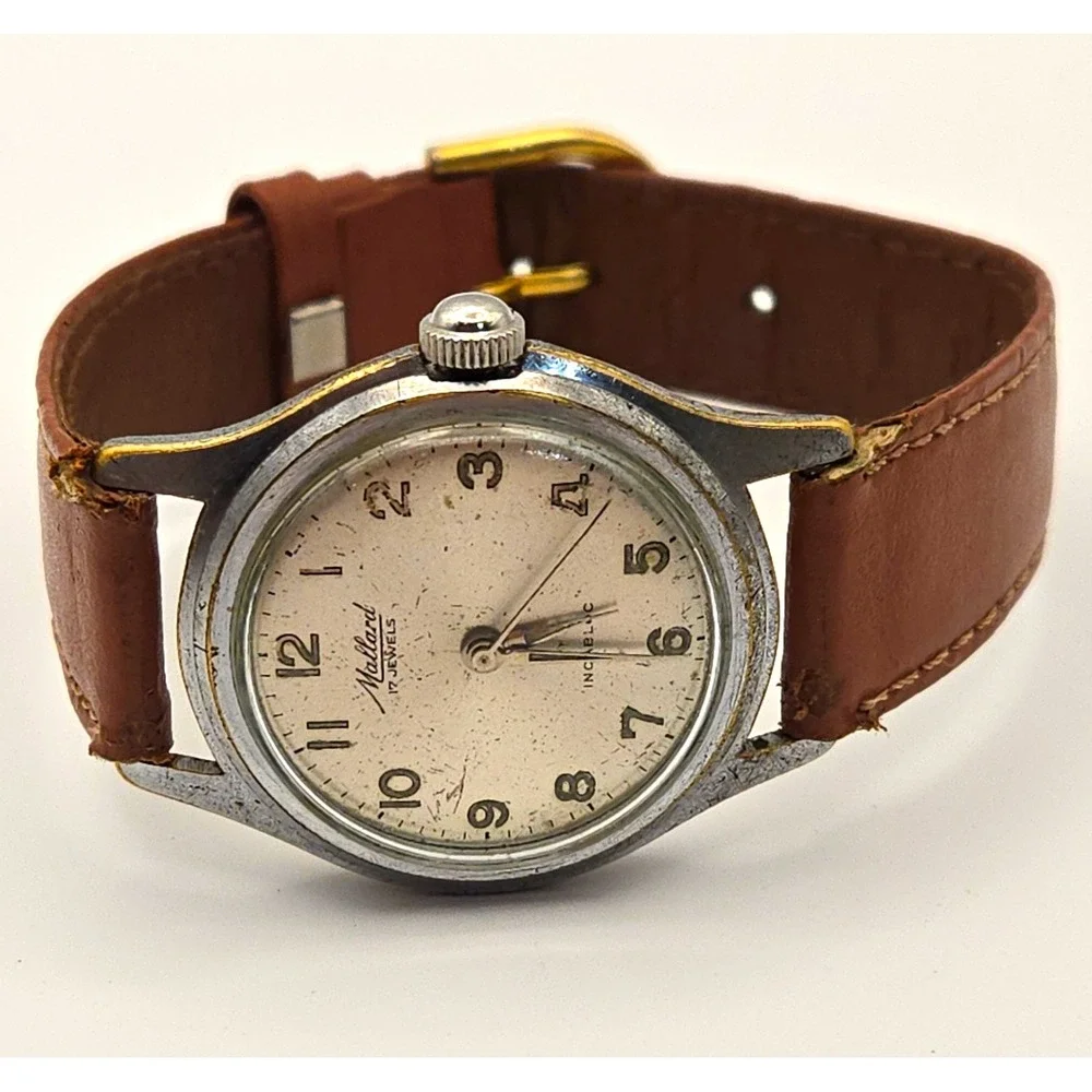 Jules Borel & Co. Mallard Aqua-Explorer Manual Wind 17Jewel Incabloc Watch.NOTES